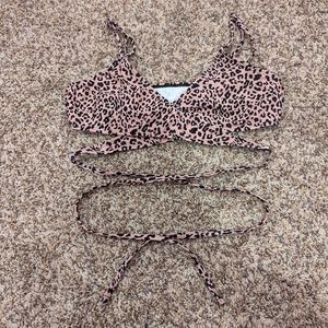 Leopard Print Bikini Set